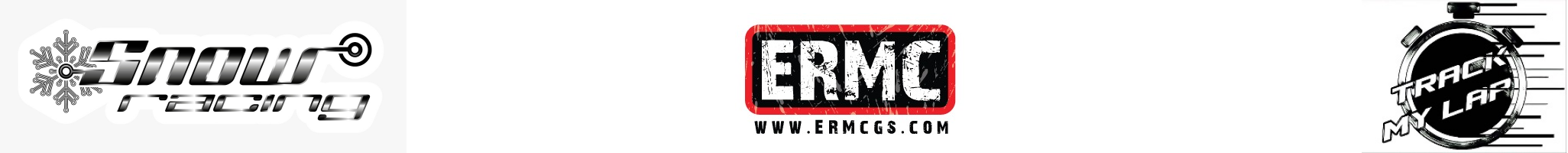 Main logo plus snow logo and track my lap logo